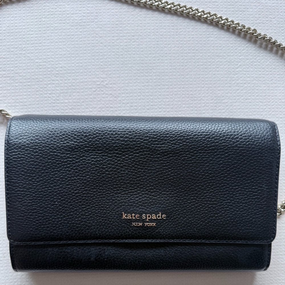 Kate Spade Black Crossbody Bag with Sleek Design